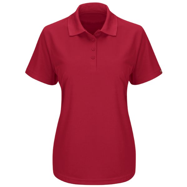 Red Kap Women's Short Sleeve Performance Knit® Pocketless Core Polo