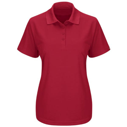 Red Kap Women's Short Sleeve Performance Knit® Pocketless Core Polo