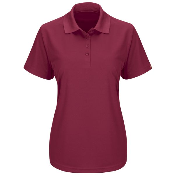 Red Kap Women's Short Sleeve Performance Knit® Pocketless Core Polo