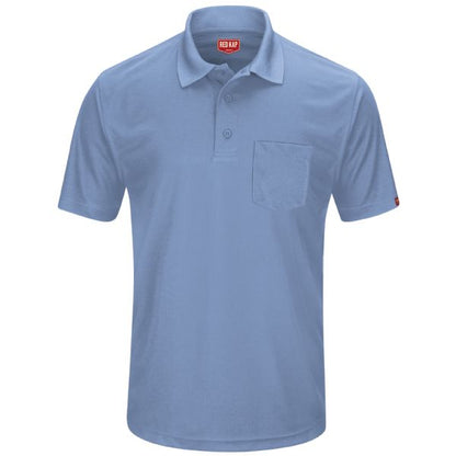 Red Kap Men's Short Sleeve Performance Knit® Pocket Polo