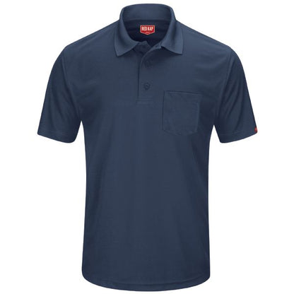 Red Kap Men's Short Sleeve Performance Knit® Pocket Polo
