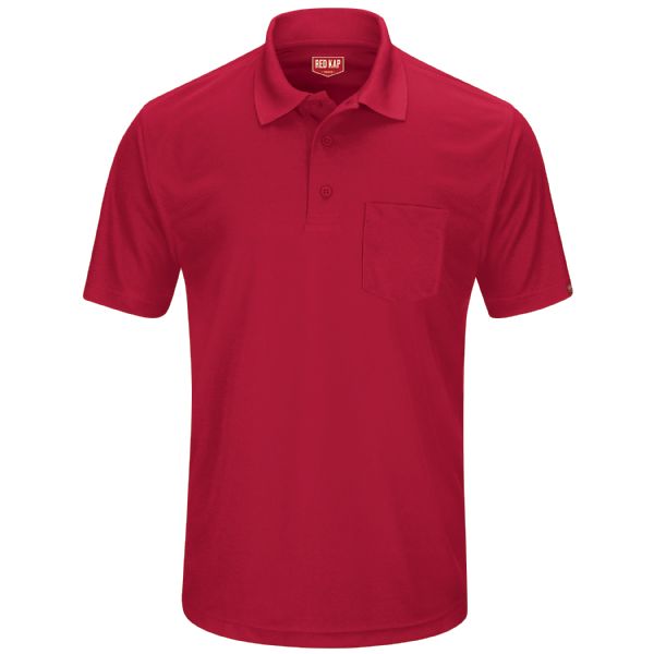 Red Kap Men's Short Sleeve Performance Knit® Pocket Polo