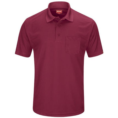 Red Kap Men's Short Sleeve Performance Knit® Pocket Polo
