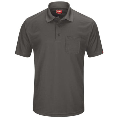 Red Kap Men's Short Sleeve Performance Knit® Pocket Polo