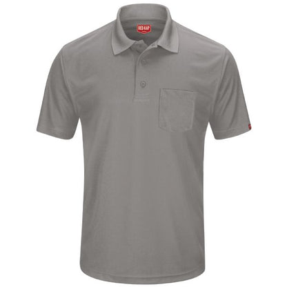 Red Kap Men's Short Sleeve Performance Knit® Pocket Polo