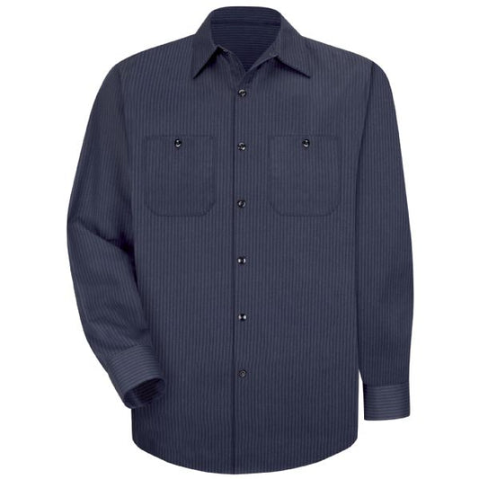 Red Kap Men's Long Sleeve Durastripe® Work Shirt