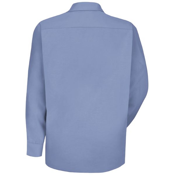 Red Kap Men's Long Sleeve Specialized Pocketless Work Shirt