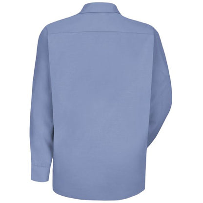 Red Kap Men's Long Sleeve Specialized Pocketless Work Shirt