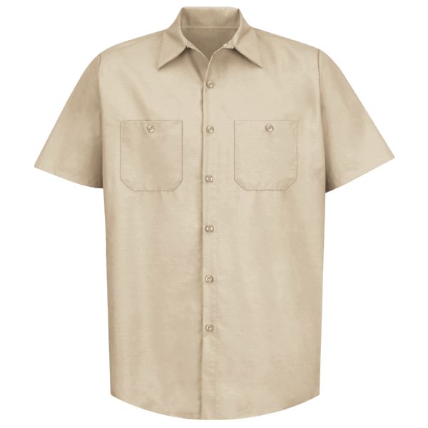 Red Kap Men's Short Sleeve Industrial Work Shirt