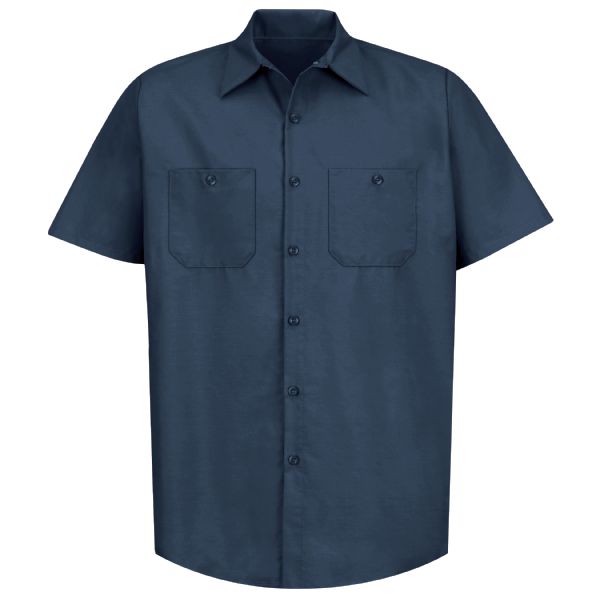 Red Kap Men's Short Sleeve Industrial Work Shirt