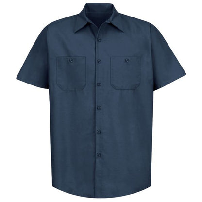 Red Kap Men's Short Sleeve Industrial Work Shirt