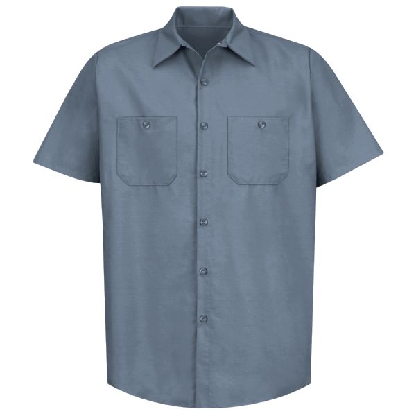 Red Kap Men's Short Sleeve Industrial Work Shirt