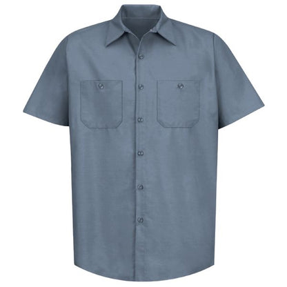 Red Kap Men's Short Sleeve Industrial Work Shirt