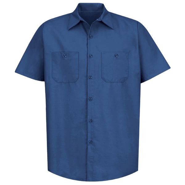 Red Kap Men's Short Sleeve Industrial Work Shirt