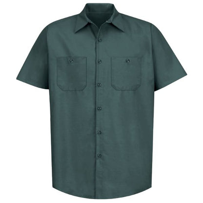 Red Kap Men's Short Sleeve Industrial Work Shirt
