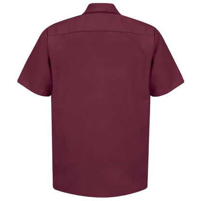 Red Kap Men's Short Sleeve Industrial Work Shirt