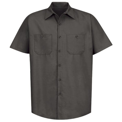 Red Kap Men's Short Sleeve Industrial Work Shirt