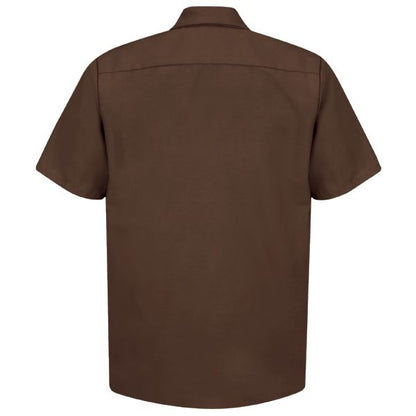 Red Kap Men's Short Sleeve Industrial Work Shirt