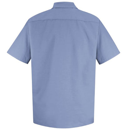 Red Kap Men's Short Sleeve Specialized Pocketless Work Shirt