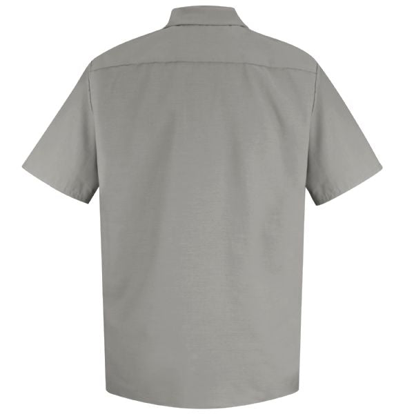 Red Kap Men's Short Sleeve Specialized Pocketless Work Shirt