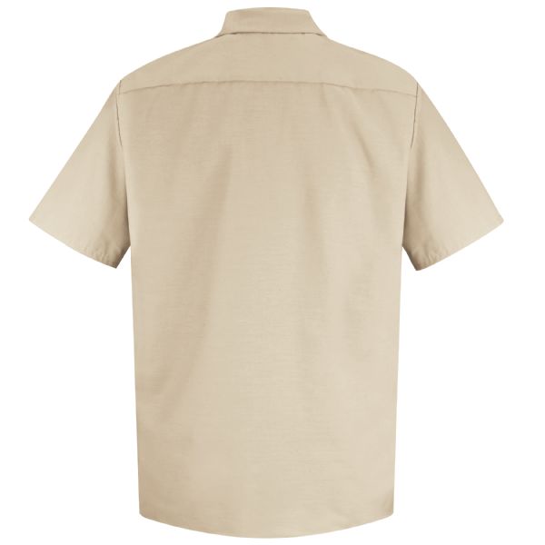 Red Kap Men's Short Sleeve Specialized Pocketless Work Shirt