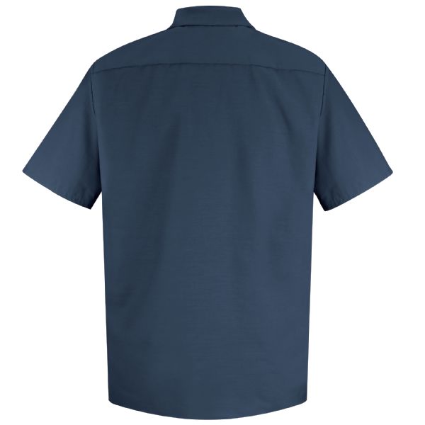 Red Kap Men's Short Sleeve Specialized Pocketless Work Shirt