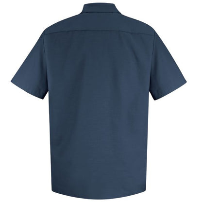 Red Kap Men's Short Sleeve Specialized Pocketless Work Shirt