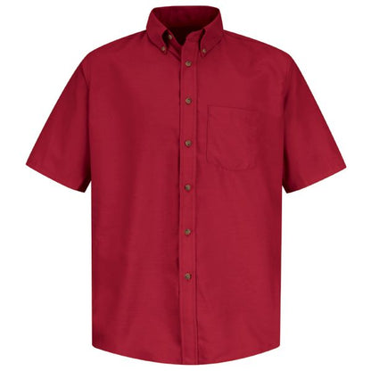Red Kap Men's Short Sleeve Poplin Dress Shirt