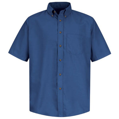 Red Kap Men's Short Sleeve Poplin Dress Shirt