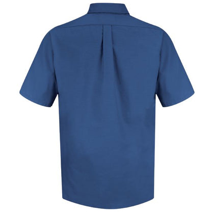 Red Kap Men's Short Sleeve Poplin Dress Shirt