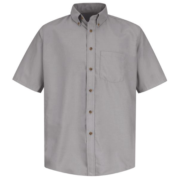 Red Kap Men's Short Sleeve Poplin Dress Shirt