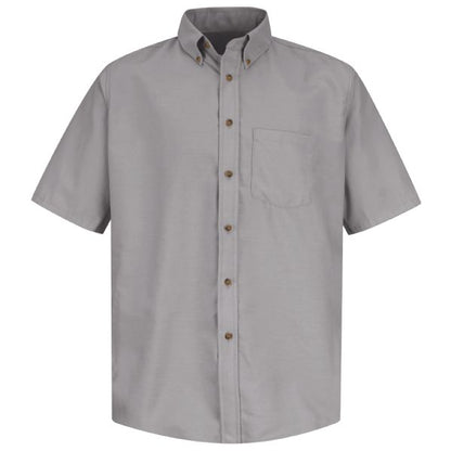 Red Kap Men's Short Sleeve Poplin Dress Shirt
