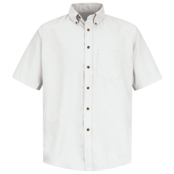 Red Kap Men's Short Sleeve Poplin Dress Shirt
