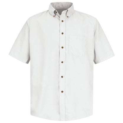 Red Kap Men's Short Sleeve Poplin Dress Shirt