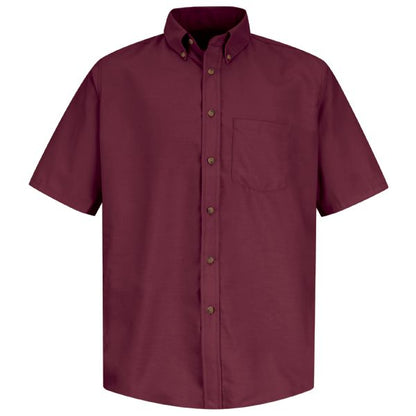 Red Kap Men's Short Sleeve Poplin Dress Shirt
