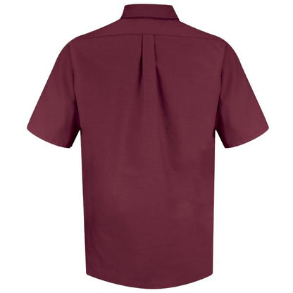 Red Kap Men's Short Sleeve Poplin Dress Shirt