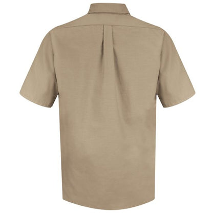 Red Kap Men's Short Sleeve Poplin Dress Shirt