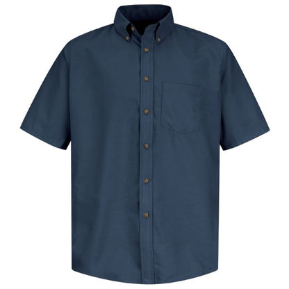Red Kap Men's Short Sleeve Poplin Dress Shirt
