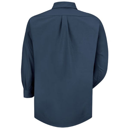 Red Kap Men's Long Sleeve Poplin Dress Shirt