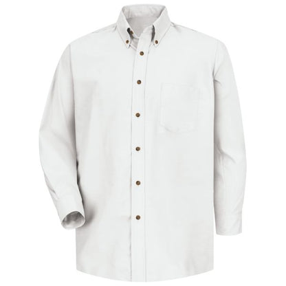 Red Kap Men's Long Sleeve Poplin Dress Shirt