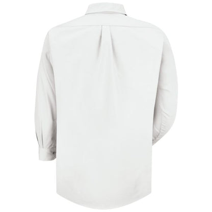 Red Kap Men's Long Sleeve Poplin Dress Shirt