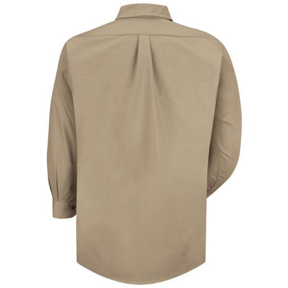Red Kap Men's Long Sleeve Poplin Dress Shirt