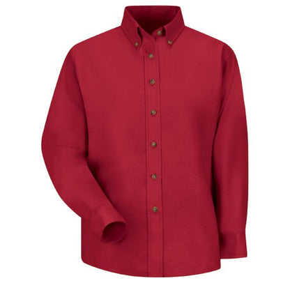 Red Kap Women's Long Sleeve Poplin Dress Shirt