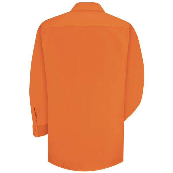 Red Kap Long Sleeve Enhanced Visibility Work Shirt