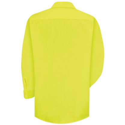 Red Kap Long Sleeve Enhanced Visibility Work Shirt