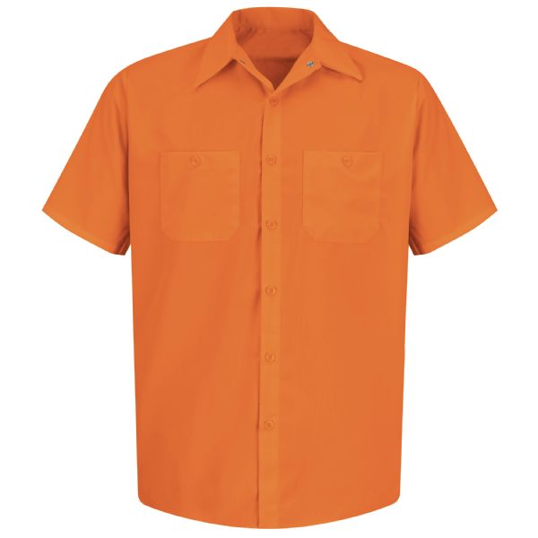 Red Kap Short Sleeve Enhanced Visibility Work Shirt