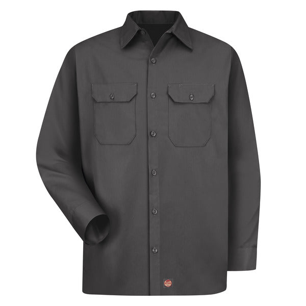 Red Kap Men's Long Sleeve Utility Uniform Shirt