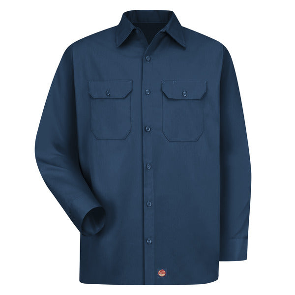 Red Kap Men's Long Sleeve Utility Uniform Shirt