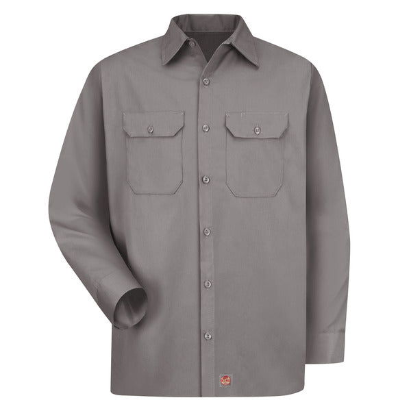 Red Kap Men's Long Sleeve Utility Uniform Shirt