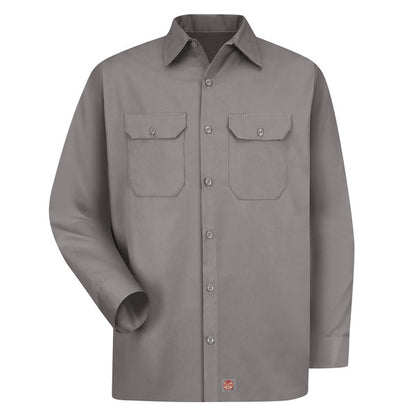 Red Kap Men's Long Sleeve Utility Uniform Shirt